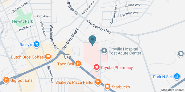 Map of Oroville Urology